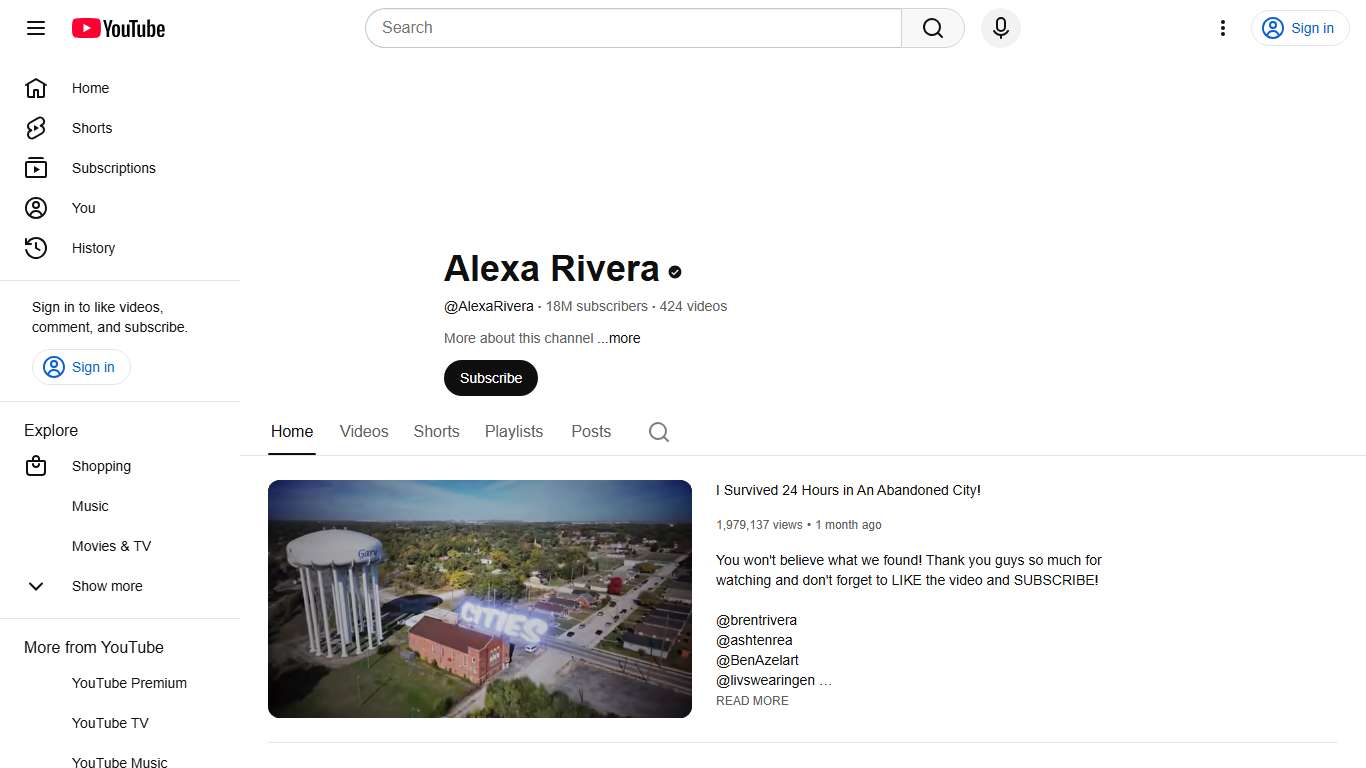 Alexa Rivera - YouTube