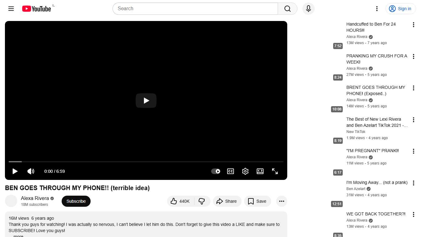 BEN GOES THROUGH MY PHONE!! (terrible idea) - YouTube